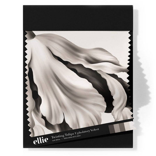 Twisting Tulips Fabric Sample - fabric_samples - Ellie Cashman Design