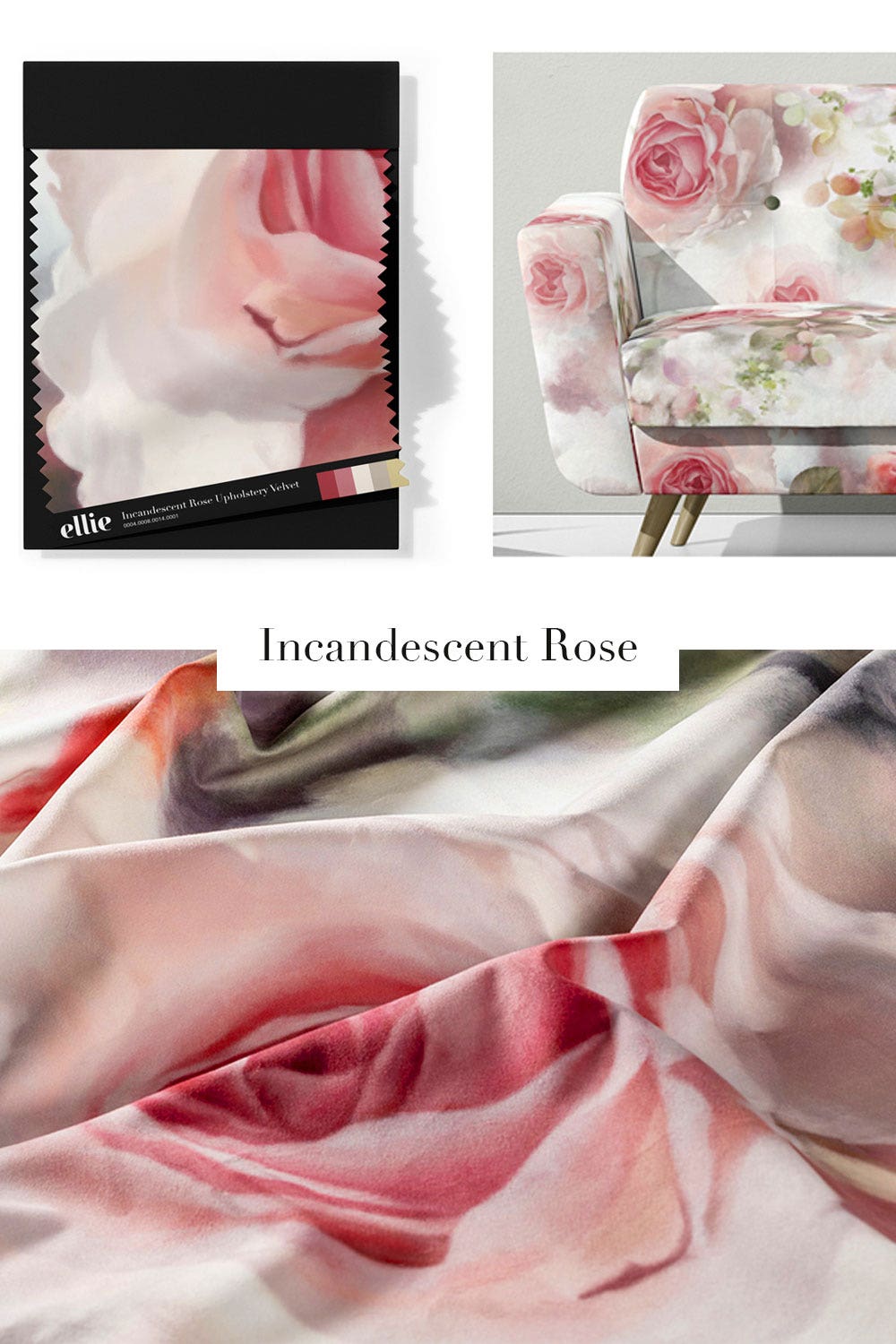 Incandescent Rose Upholstery Velvet sample